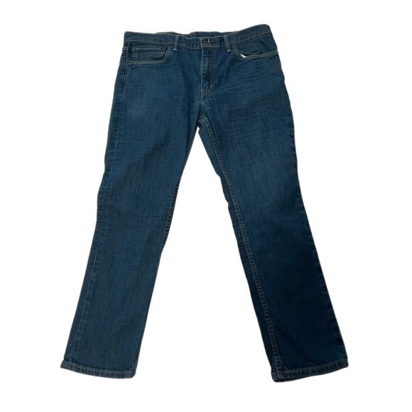 Levi's 501 Jeans Mens Size 36x30 Blue Original Straight Dark Wash Denim - Picture 1 of 11